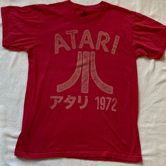 Atari Other - Collectible Atari tee with Japanese characters katakana 1972 red short sleeve